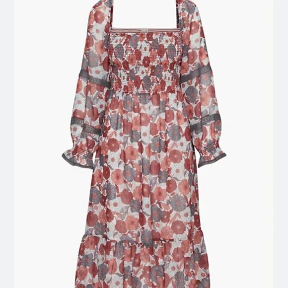 ARITZIA Wilfred Floral Grace Midi Dress US S - Picture 2 of 10